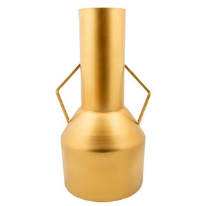 Vase Lyon métal or antique