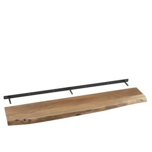 J-Line Etagère Murale Gerard Bois d'Acacia Naturel Grande