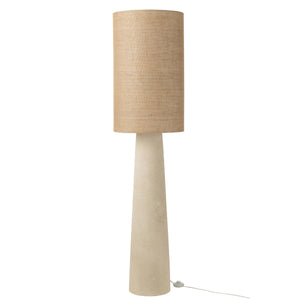 Lampadaire J-Line Ava - fibre de verre/jute - naturel - grand