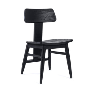 Chaise LovYa noire avec design moderne et élégant