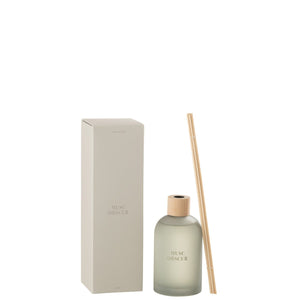 Bâtonnets parfumés J-Line Musc Obscur avec flacon bleu élégant
