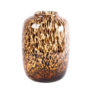 Vase Guépard Marron Grand