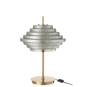 Lampe de table J-Line en or avec design moderne et élégant