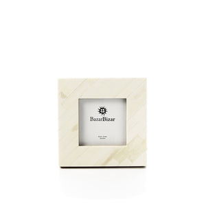 Le Cadre Nomad Ivoire - Blanc Crème - 10x10