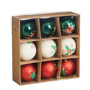 Set boules de Noël Multicolore
