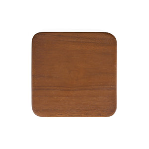 The Material Coaster - Brun Foncé Lisse