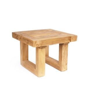 La table d'appoint en teck récupéré - Naturel