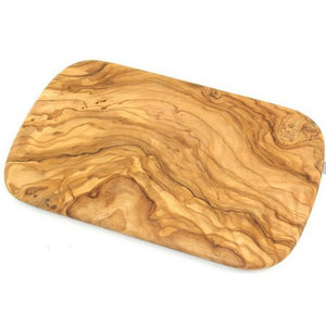 Lot de 6 planches à petit-déjeuner en bois d'olivier, élégantes et pratiques