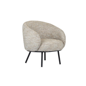 Chaise longue Mars Coco vue avant avec rembourrage élégant