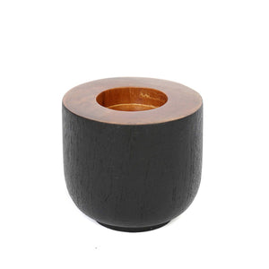Bougeoir en bois de teck Bondi