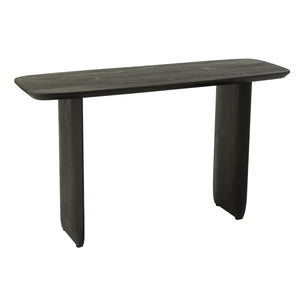 Console J-Line en bois d'acacia noir vue de face
