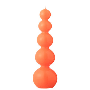 Bougie J-Line Calebasse fluo - rouge - 25 h