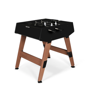 Baby-foot 2 joueurs outdoor Cornilleau Origin Duo noir, structure HPL et pieds en bois Moabi
