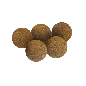 Lot de 5 balles de baby-foot en liège naturel Cornilleau
