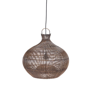 Le Pendentif Gourde du Désert - Noyer Foncé - S