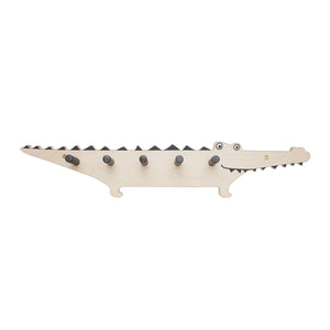 Portemanteau Crocodile OYOY, design ludique en forme d'animal