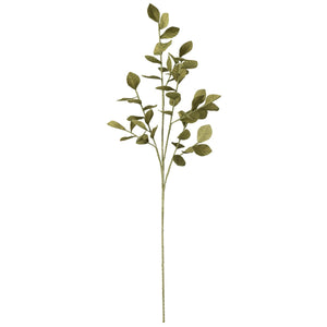 Branche de décoration J-Line Feuilles Eva - plastique - vert
