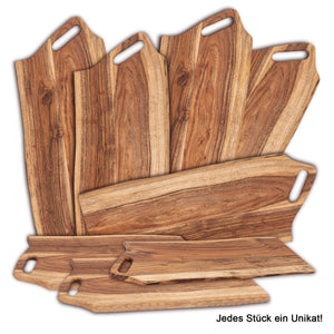 Planche de service plateau décoratif masterbox 8 parties Viking 60x23cm planche décorative acacia massive