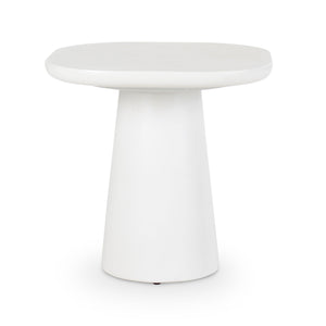 Table d'appoint carrée en microciment Jade Castle Line 55 cm