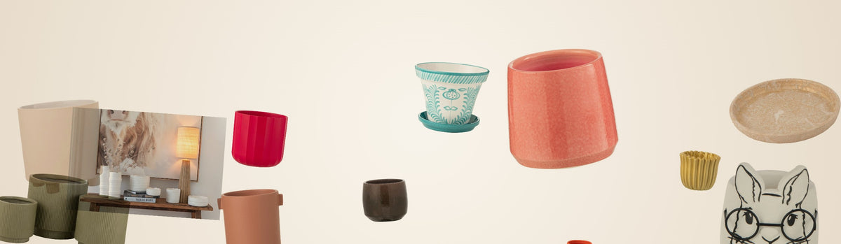 Pots de fleurs J-Line chez Homysa