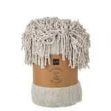 Détail de la texture de la couverture J-Line en polyester gris