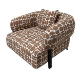 Fauteuil lounge Kathmandu Amon Terre cuite