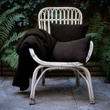 Jeté de lit Maïa carbone 260 x 260