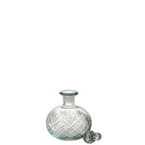 Bouteille décorative J-Line en verre transparent, design moderne et élégant.