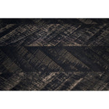 La Table Haute à Chevrons - Noir - 140cm