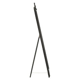 Miroir J-Line Emi en bois noir, vue frontale