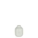 Vase Bottle Marble J-Line en pierre blanche, design moderne et élégant