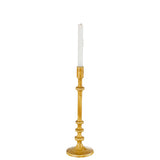 Bougeoir J-Line Classic en aluminium ocre, détail du matériau