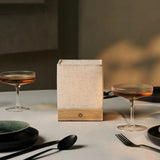 Lampe sans fil rechargeable en bois clair marron