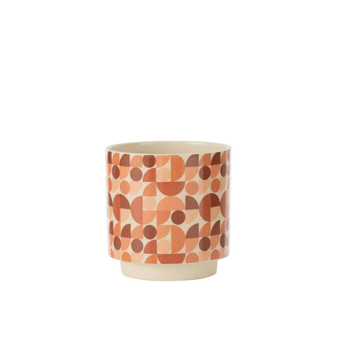 Pot de fleurs Trivial J-Line sur une table, ajoutant une touche de couleur