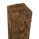 Socle décoratif J-Line - bois - naturel - moyen
