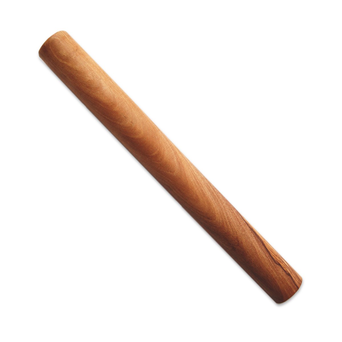 Détail du rouleau à pâtisserie en bois d'olivier - 30 cm