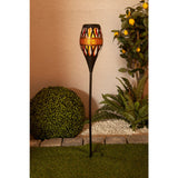 Piquet solaire à LED h: 85cm avec effet flamme; FlammeLumière