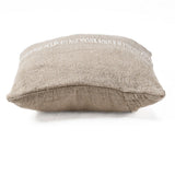 La Housse de Coussin en Point de Lin - Blanc Naturel