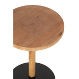 Set de 2 tables d'appoint Ron, ambiance chaleureuse et élégante