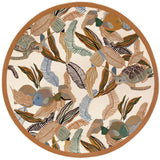 Tapis Dori outdoor Papaye Diamètre 160 cm