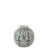 Détail du Vase Victoria Rond, finition brillante et design classique