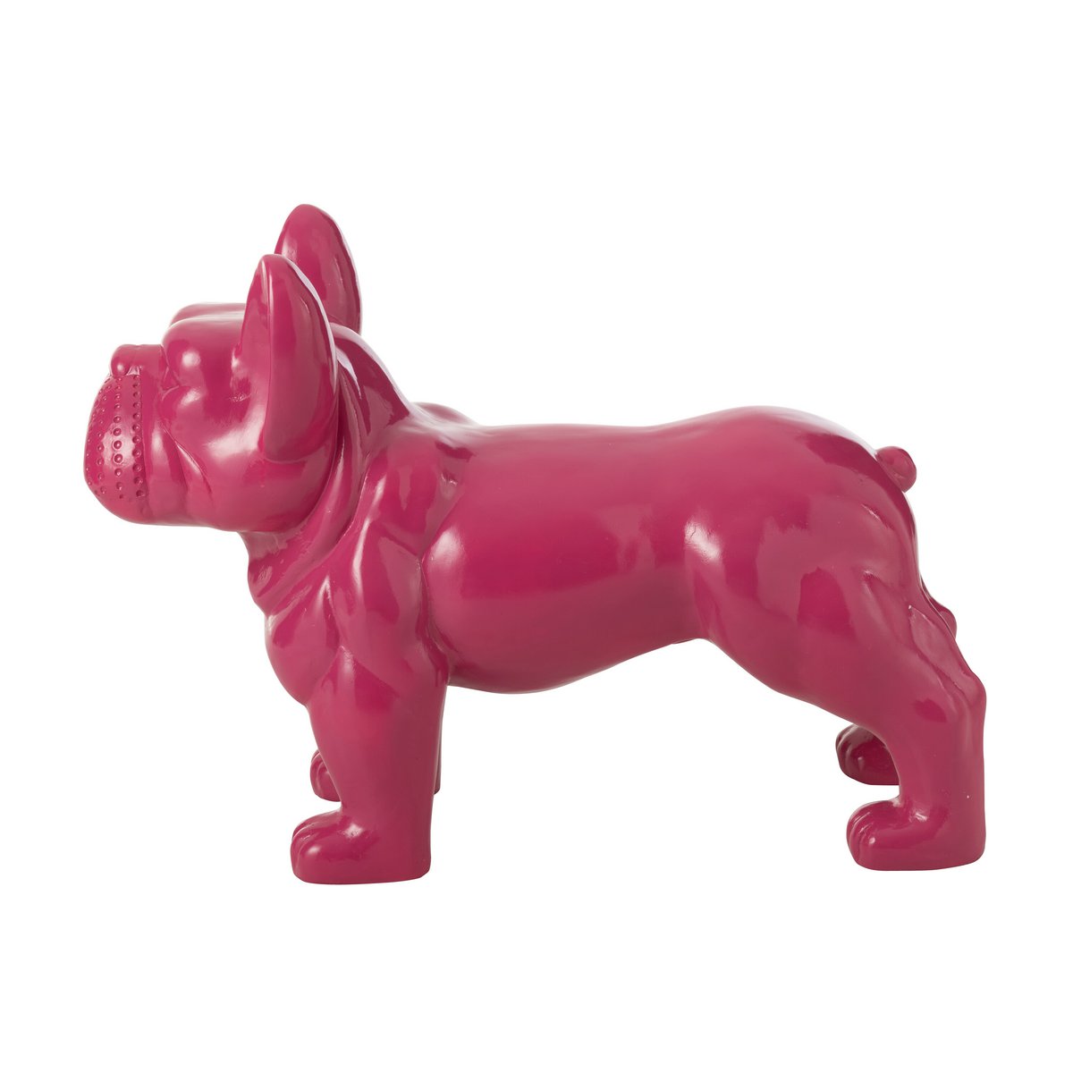 Vue latérale du bulldog en bois rose J-Line