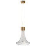 Vue de côté de la lampe suspendue LED J-Line, mettant en avant son design moderne
