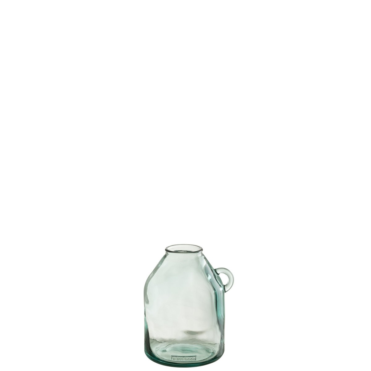 Détail du vase J-Line, design chic et épuré en verre