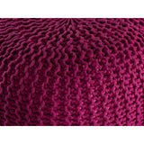 Pouf Premium Ø45 cm Seat tabouret à tricot Pouf à l'intérieur de la terrasse Pool Garden Sustainable