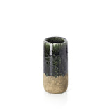 Le Vase Cylindre Mousse - Vert Béton - M