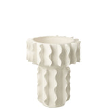 Vase J-Line Heliix avec fleurs, décor intérieur élégant