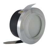 Spot d'installation LED "Commmo" Ø 8,5 cm, 6,5 cm de profondeur, en métal et en acrylique Matt, 6 watts, blanc chaud