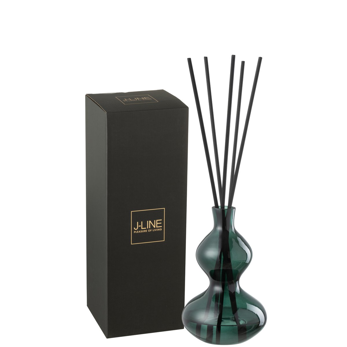 Détails de l'huile parfumée Cèdre Breeze J-Line - verre élégant