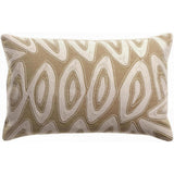 Coussin brodé Leya Neige 40 x 65